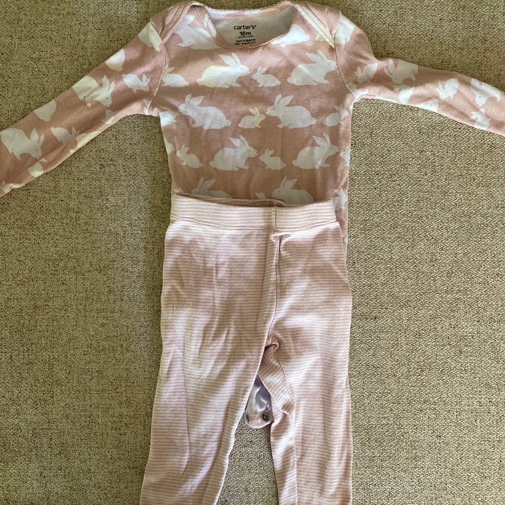 Carters bunny outfit 18 months